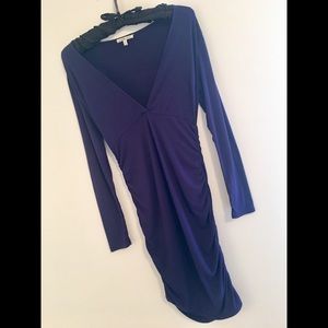 Charlotte Russe Navy Blue Ruched Dress ✨Very sexy✨